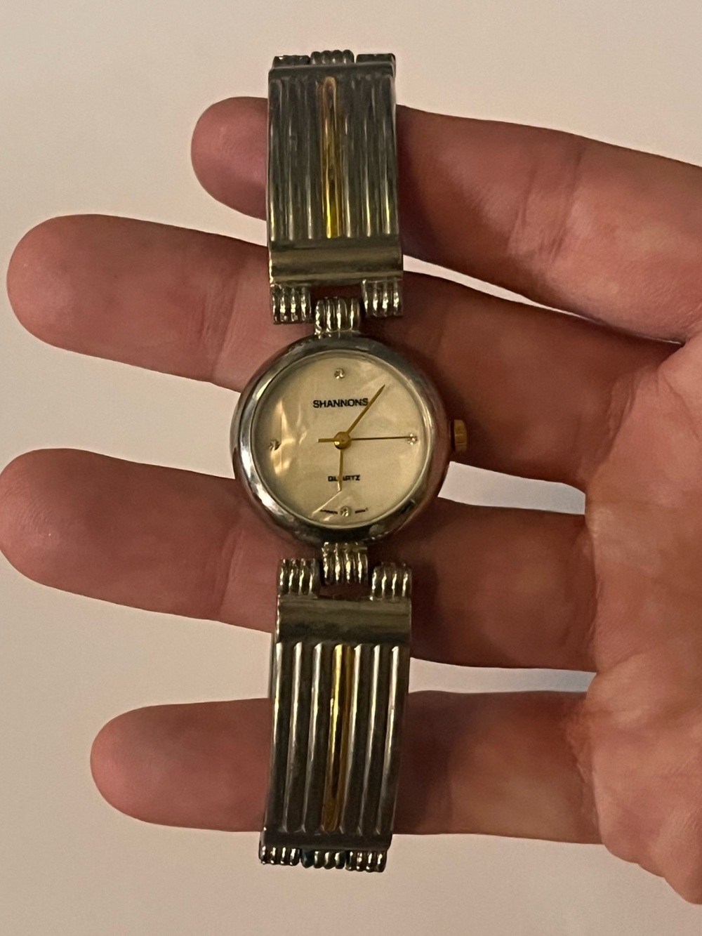 Vintage Shannon’s Two-Tone Quartz Watch